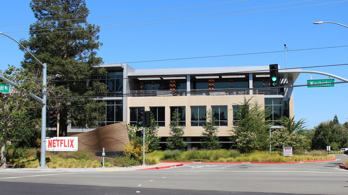 Prédio do campus da sede da Netflix em Los Gatos, na Califórnia