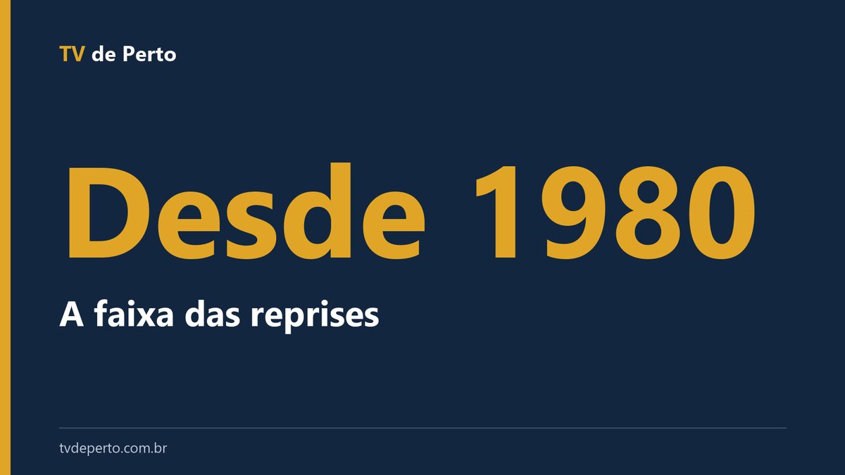 Arte do TV de Perto: A faixa das reprises